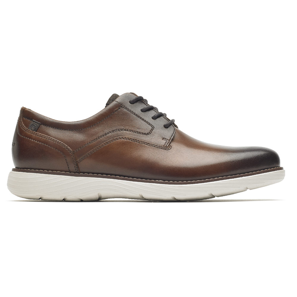 Rockport Oxfords Herre Brune - Garett Plain Toe - UKZY38460